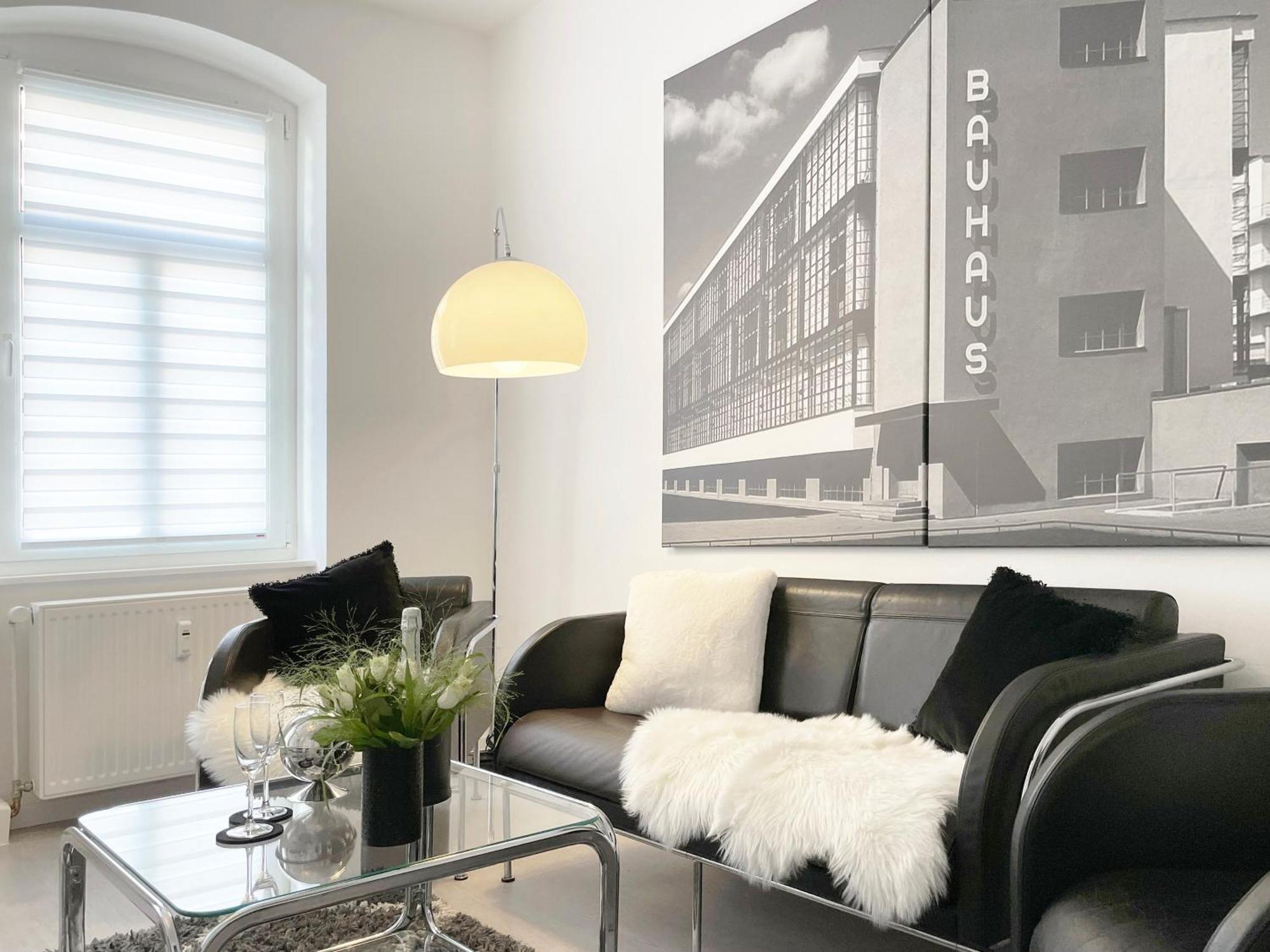 Bauhaus Design-Luxus Apartment, 20Er Jahre Stil, Garten 格拉 外观 照片
